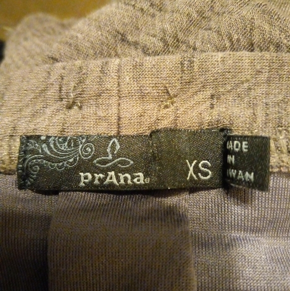 Prana Sweater Dress Fall Brown Knit Organic Cotton Knee Length Sz Xs - Picture 8 of 8